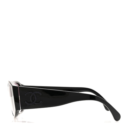 Chanel Acetate CC Logo Sunglasses 5450 Black 4 of 7