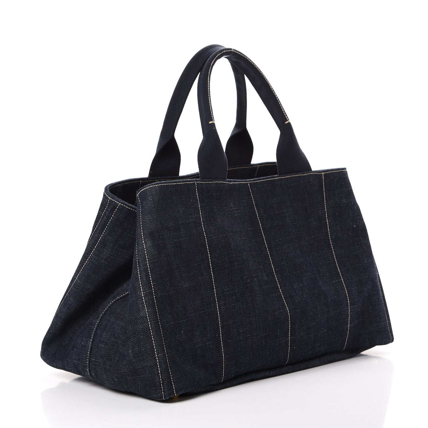 Denim Logo Tote Blue Rosso
