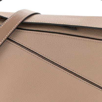 Loewe Grained Calfskin Small Puzzle Bag Sand Mink 8 of 11