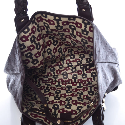 Gucci Guccissima Medium Pelham Shoulder Bag Dark Brown 5 of 12