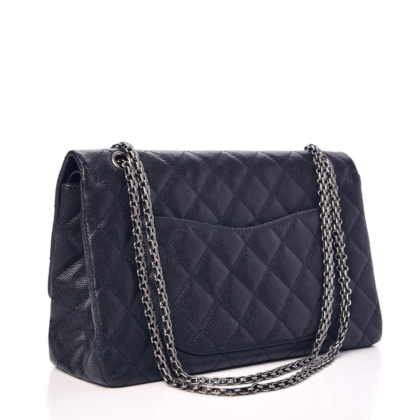 Caviar Quilted 2.55 Reissue 227 Flap Navy