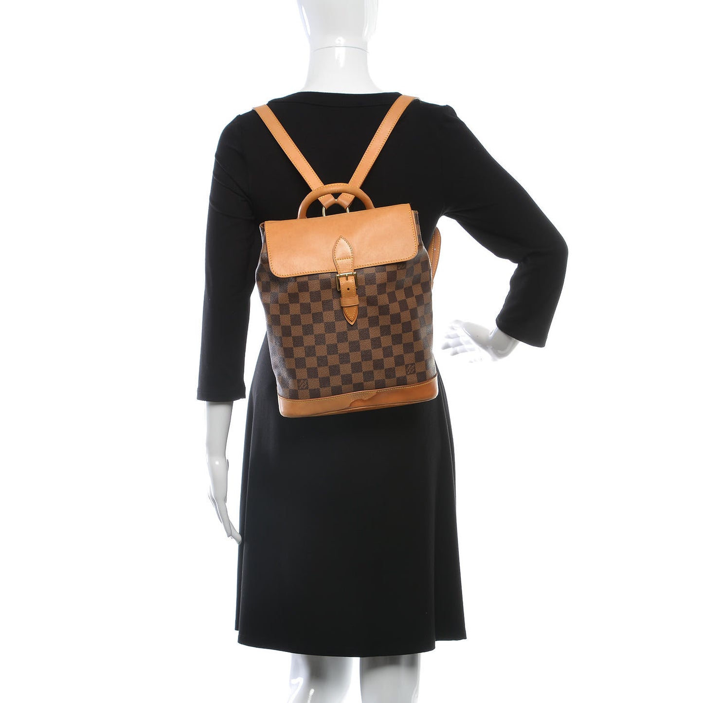Damier Ebene Soho Centenaire Backpack