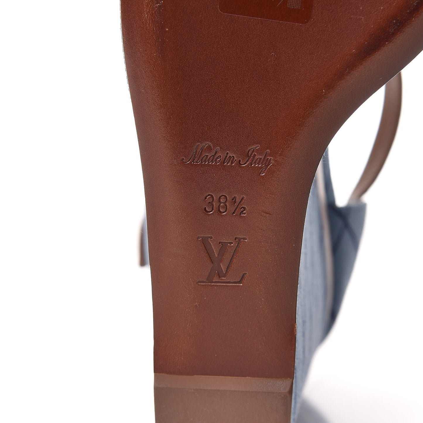 Denim Malletage Blossom Wedge Sandal 38.5
