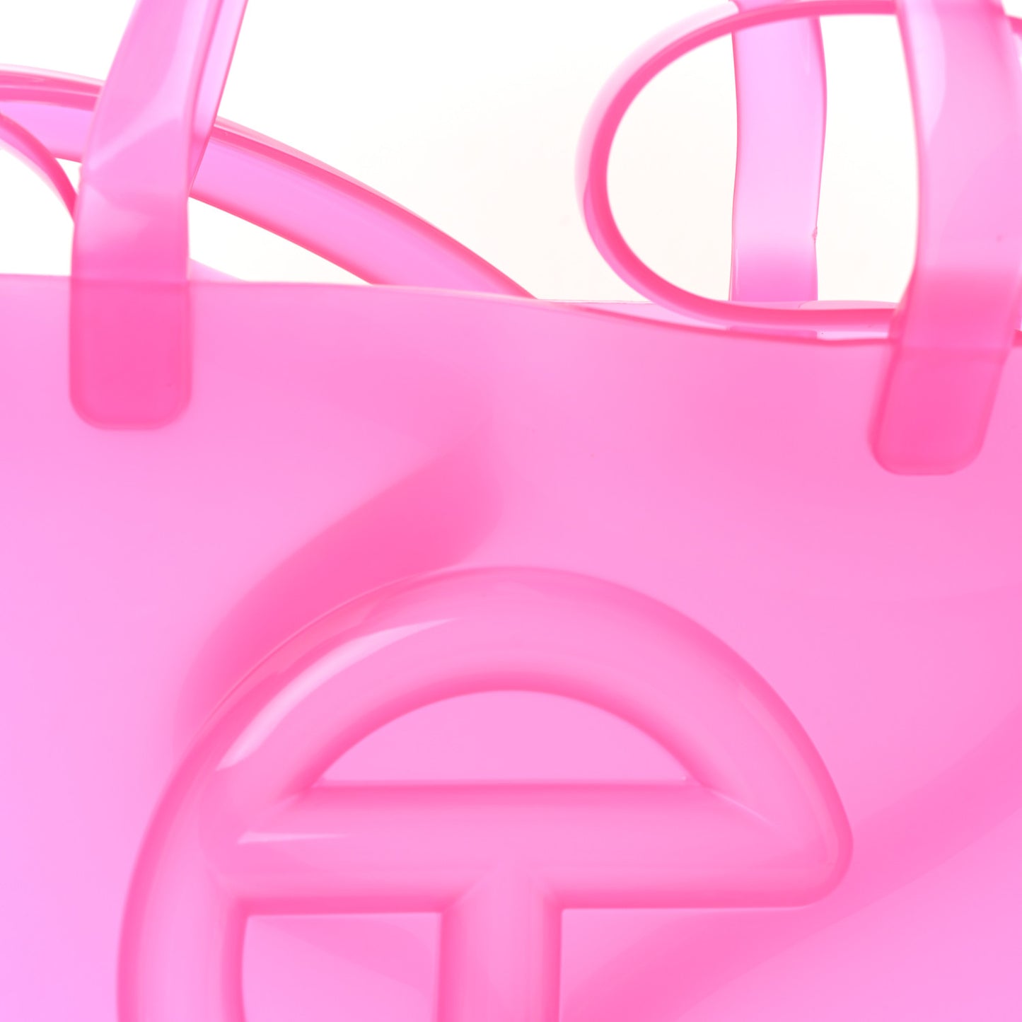 x MELISSA Jelly Medium Shopping Bag Clear Pink