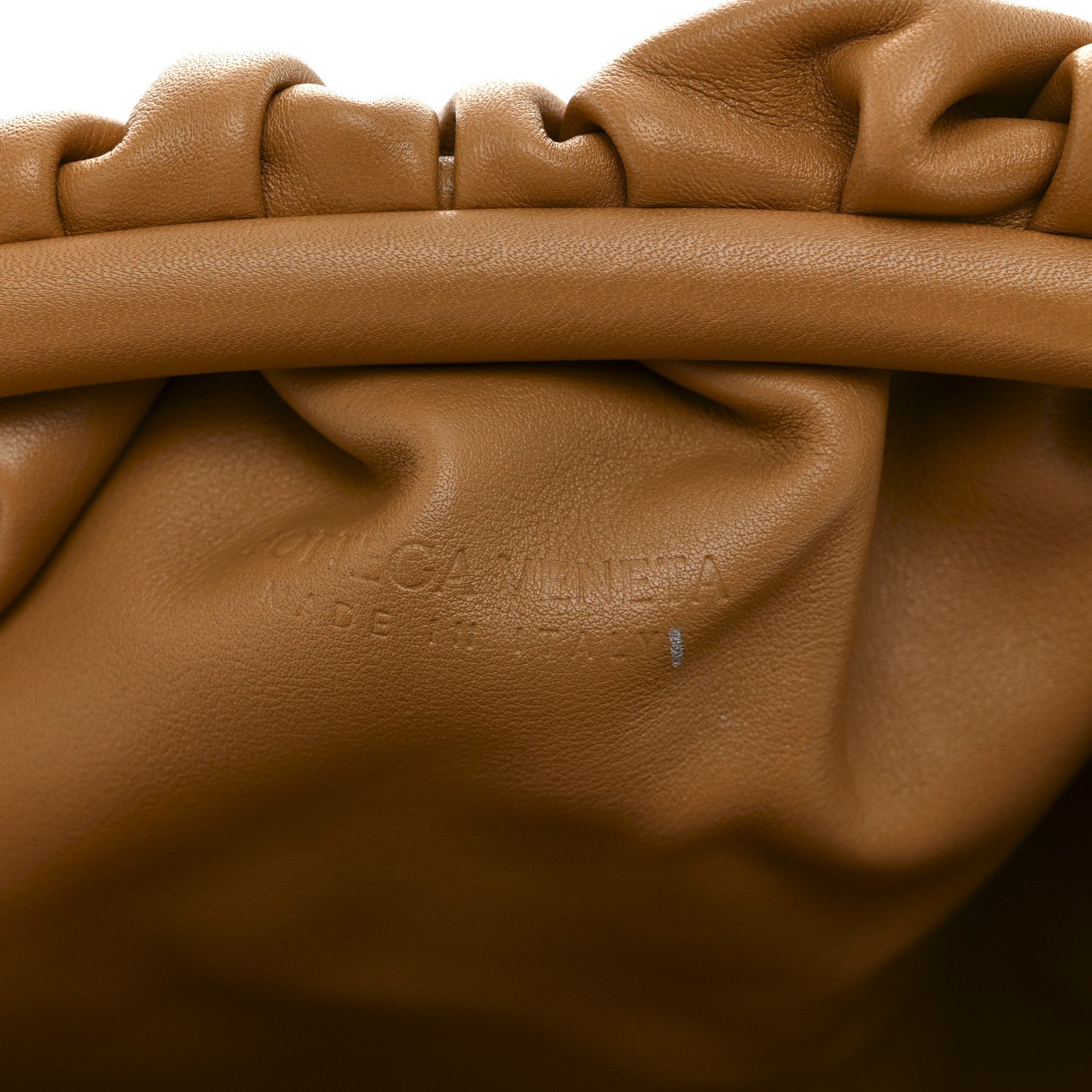 Bottega Veneta Calfskin Teen Pouch Caramel 6 of 13