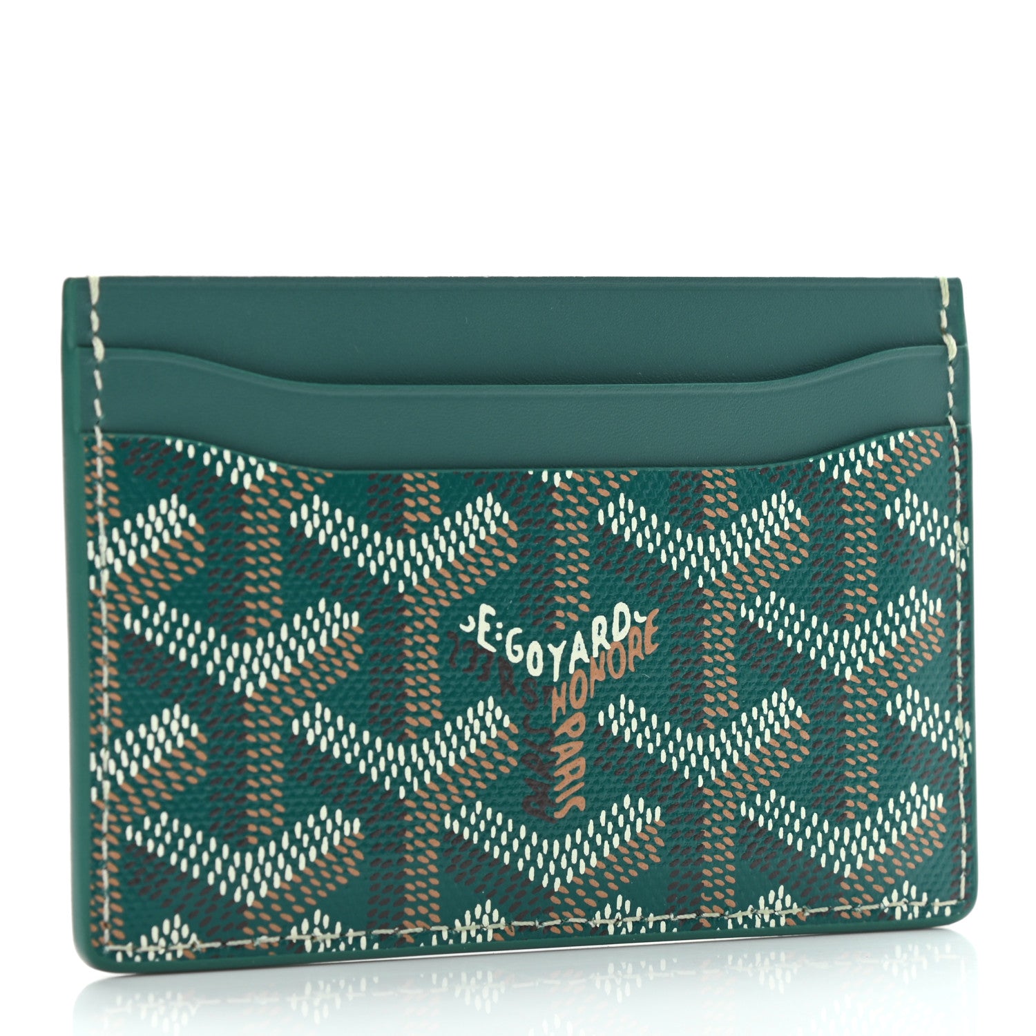 Goyard Goyardine Saint Sulpice Card Holder Green 2 of 5