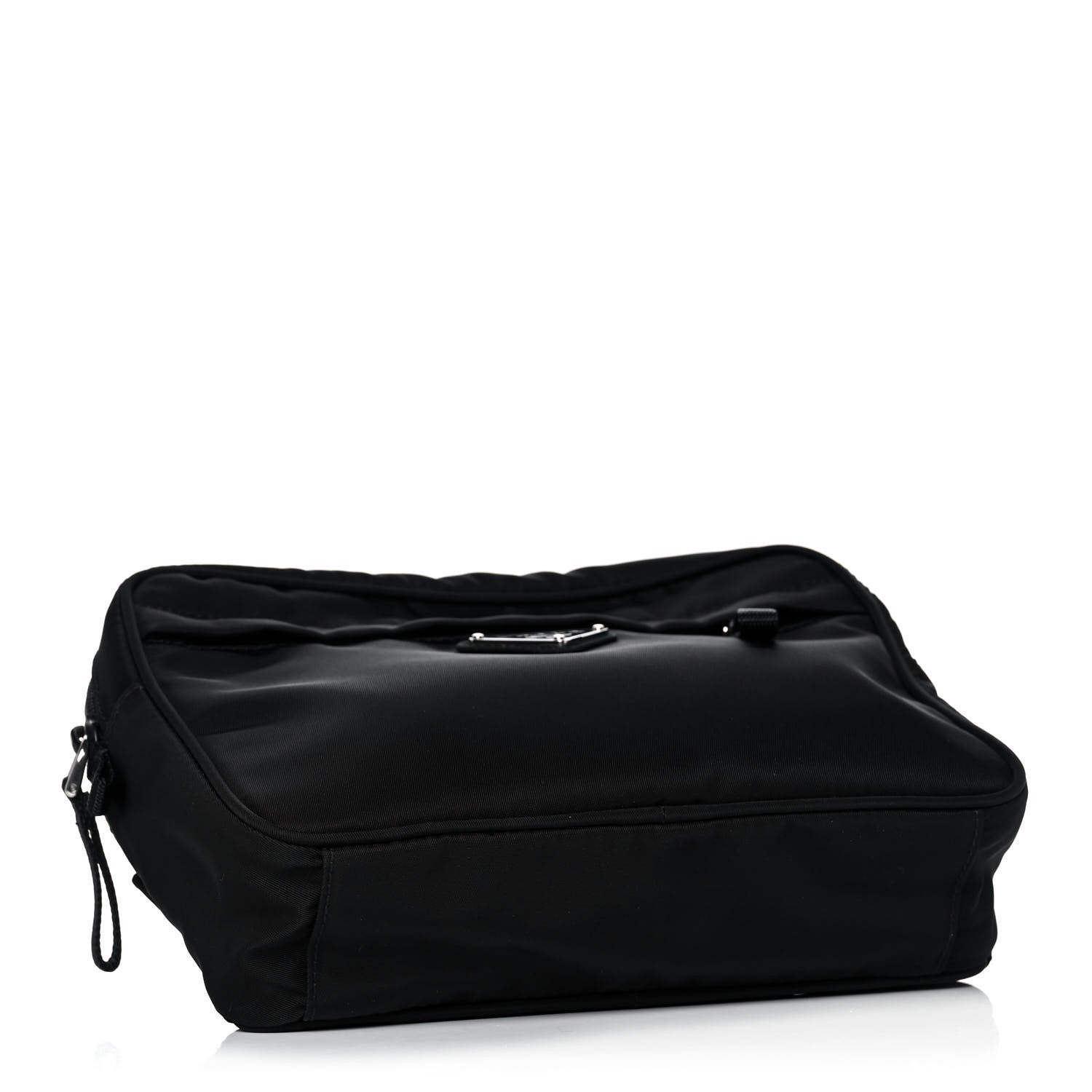 Prada Tessuto Nylon Saffiano Belt Bag Black 4 of 12