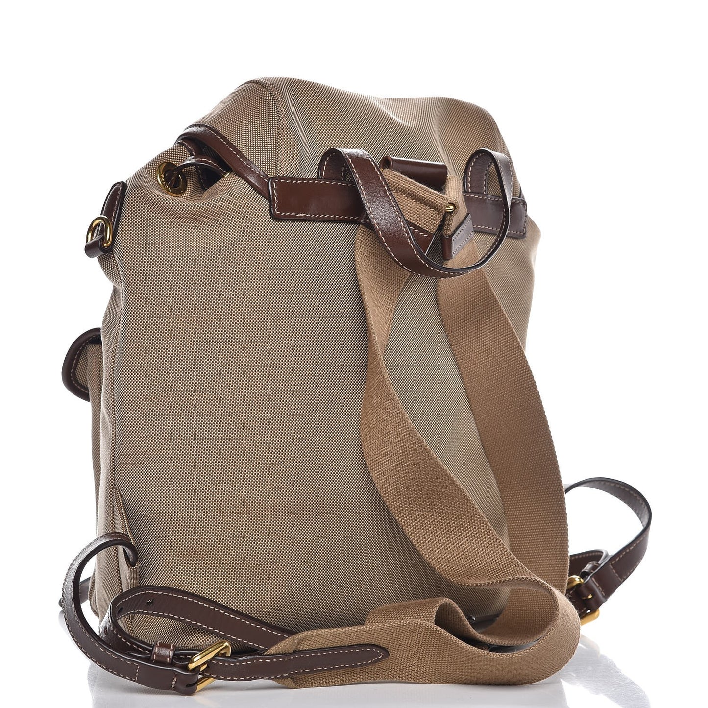 Jacquard Logo Rucksack Backpack Corda Bruciato