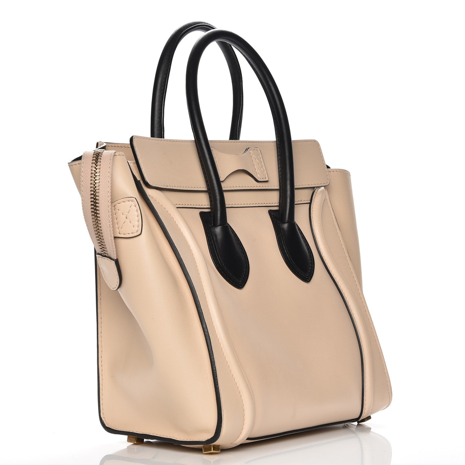 Celine Smooth Calfskin Micro Luggage Powder Black 3 of 9