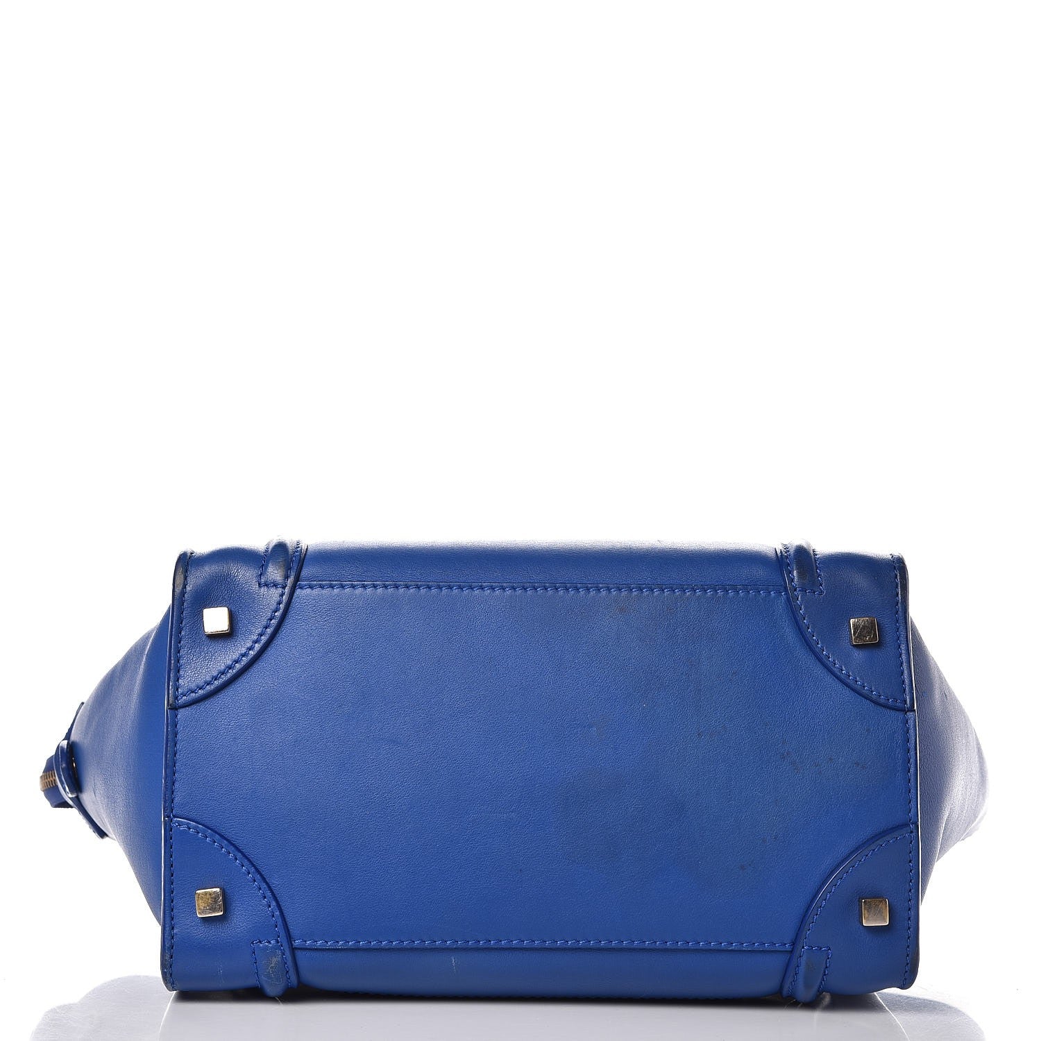 Celine Smooth Calfskin Mini Luggage Royal Blue 5 of 28