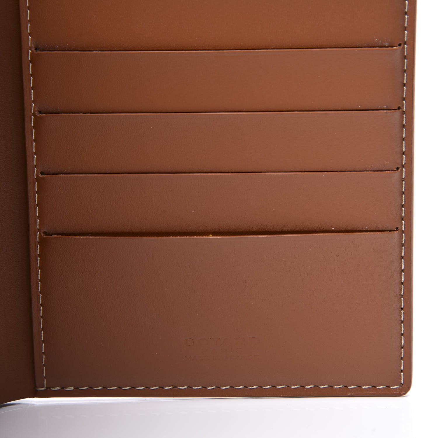 Goyard Goyardine Grenelle Passport Wallet Black Gold 7 of 10