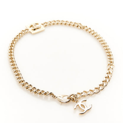 Chanel Metal Crystal CC Choker Gold 2 of 6