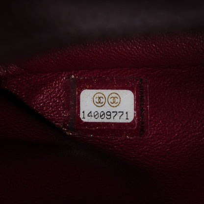 Chanel Caviar Maxi Single Flap Dark Red 7 of 8