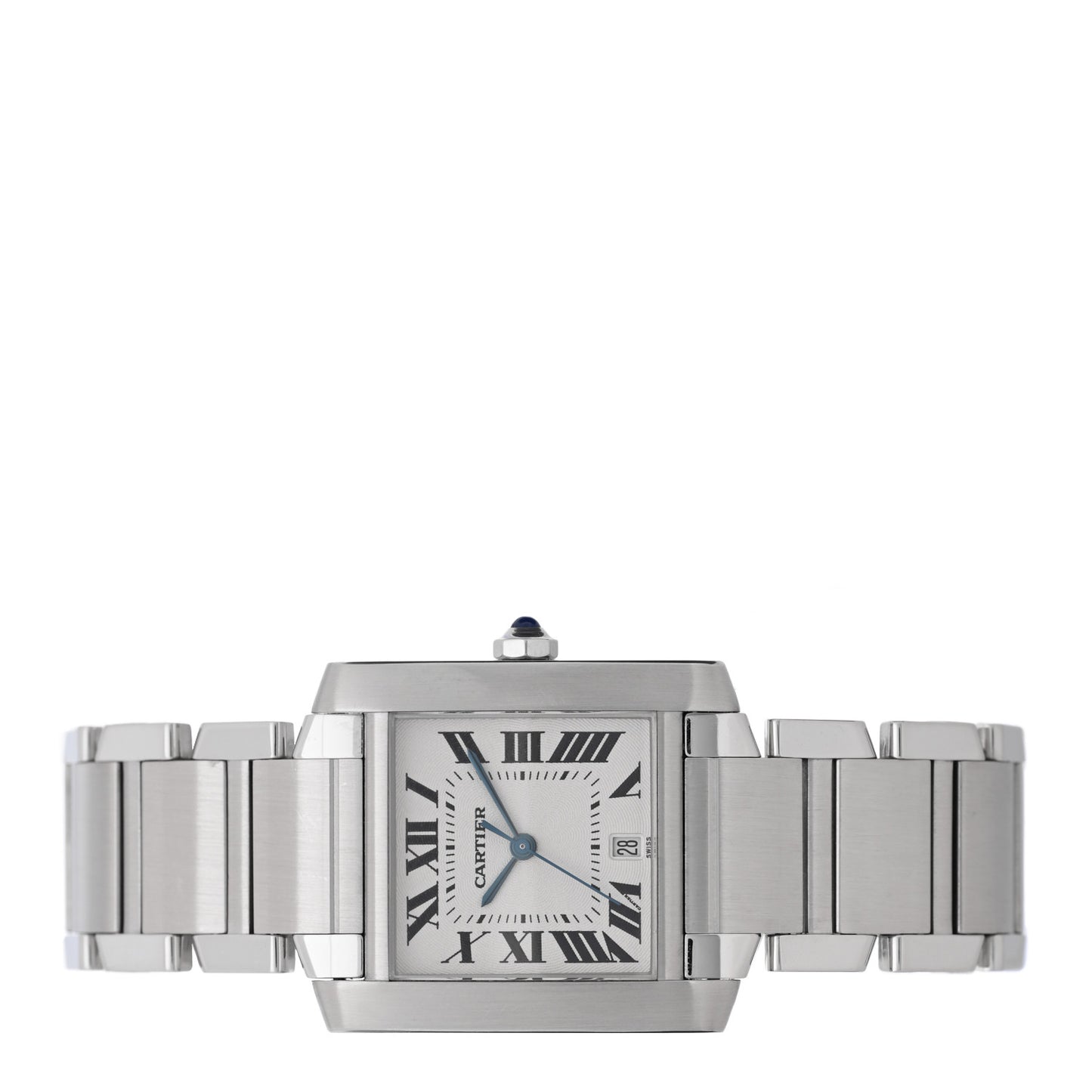 Stainless Steel 28mm Tank Francaise Automatic Watch