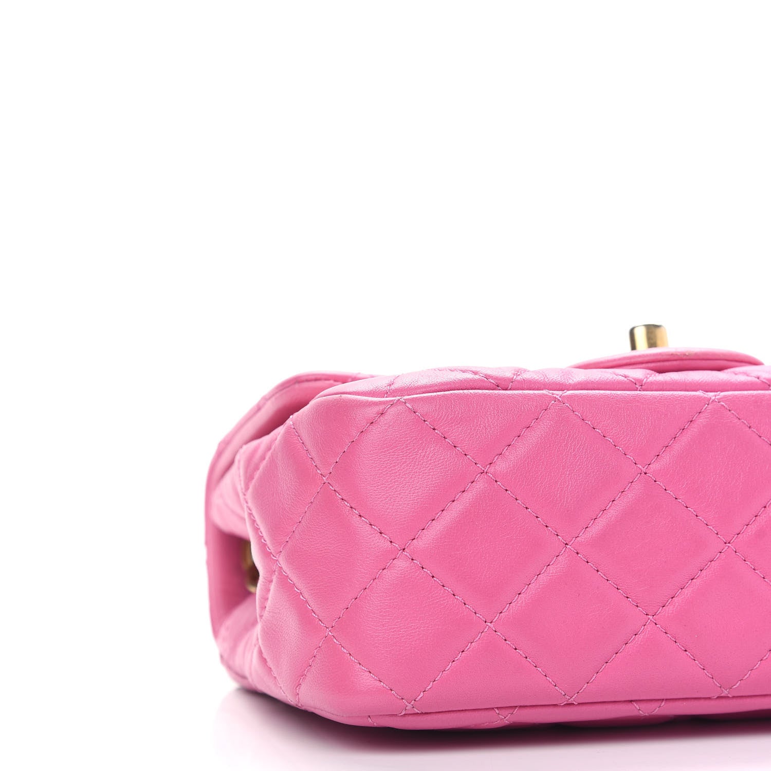 Chanel Lambskin Quilted Mini Pearl Crush Flap Pink 8 of 10