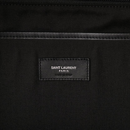 Saint Laurent Canvas SL Playing Cards City Backpack Black 6 of 9