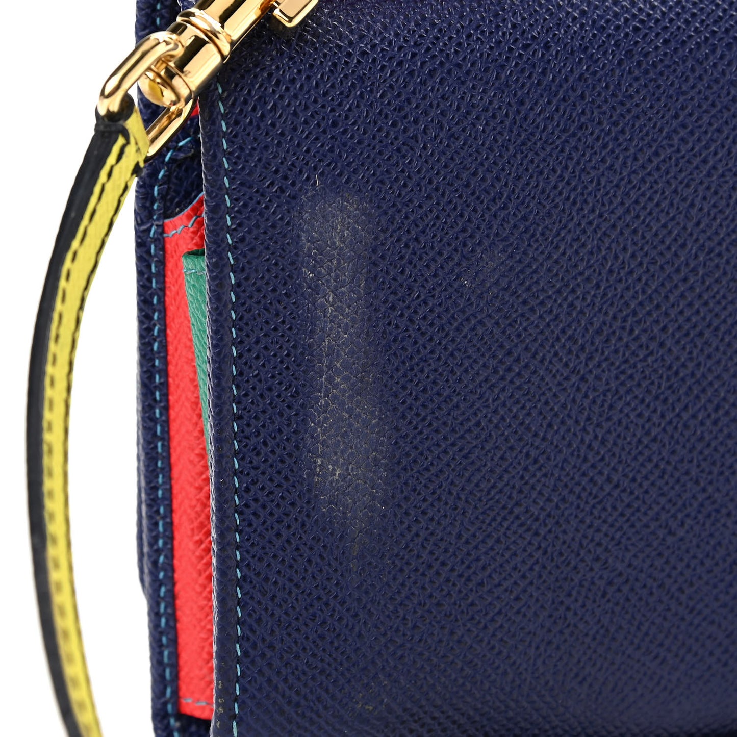 Dauphine Calfskin Miss Sicily Lipstick Crossbody Bag Multicolor