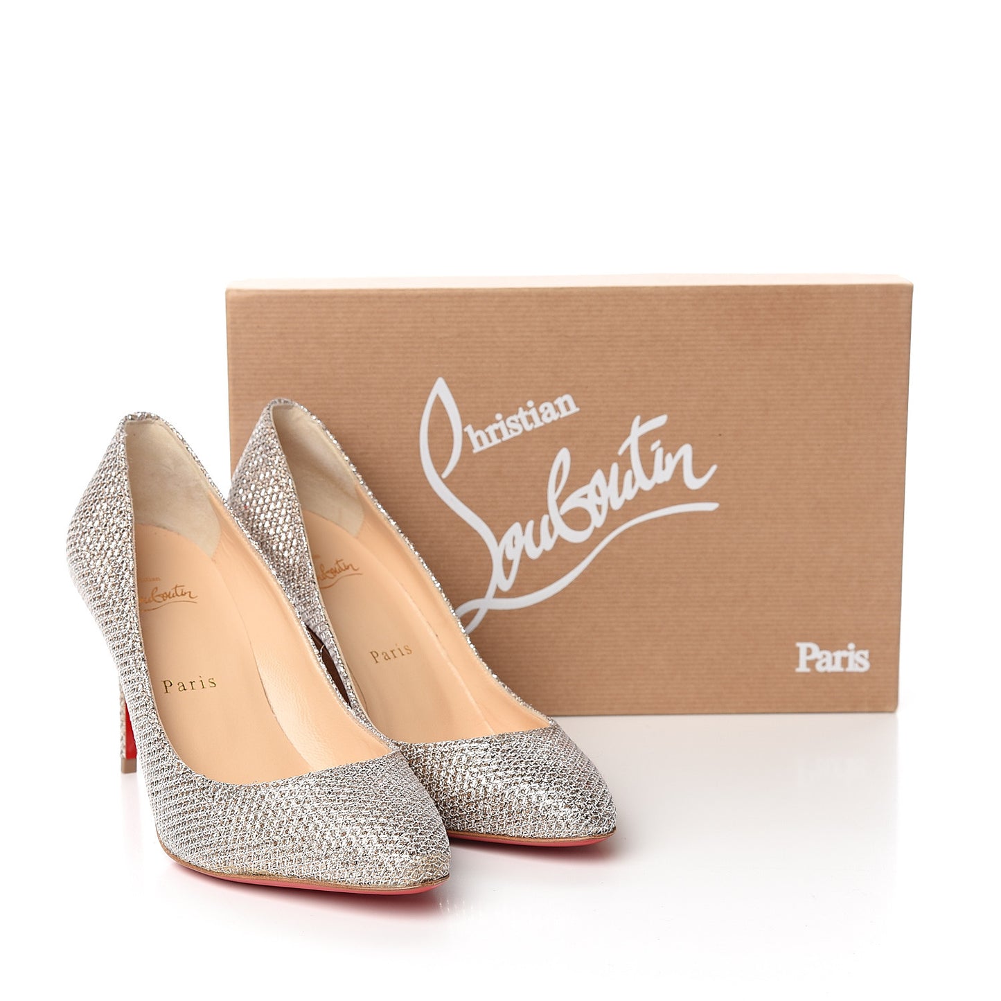 Glitter Diams Eloise 85 Pumps 37.5 Colombe