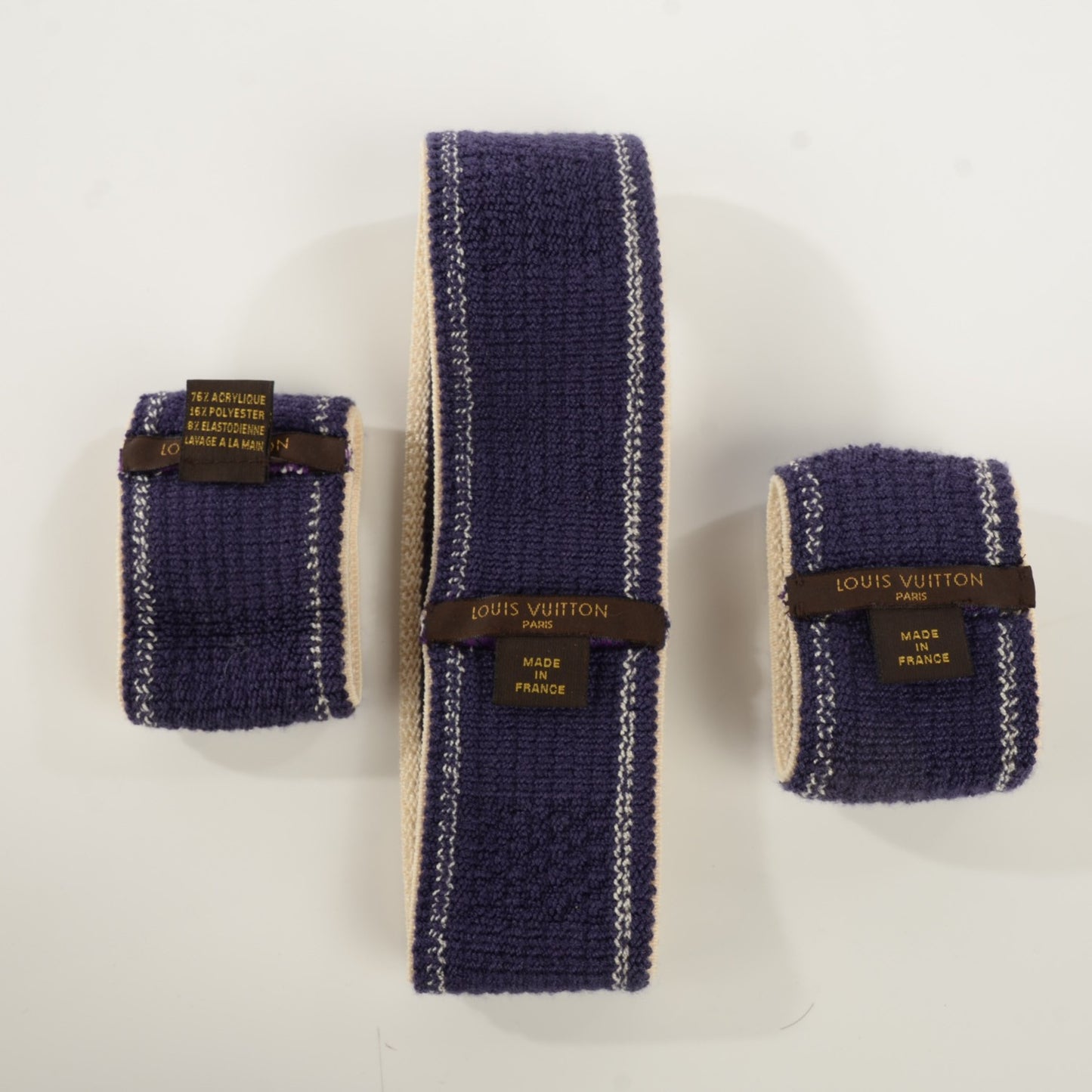 Damier Azur Headband Sweatband Towel Gym Set