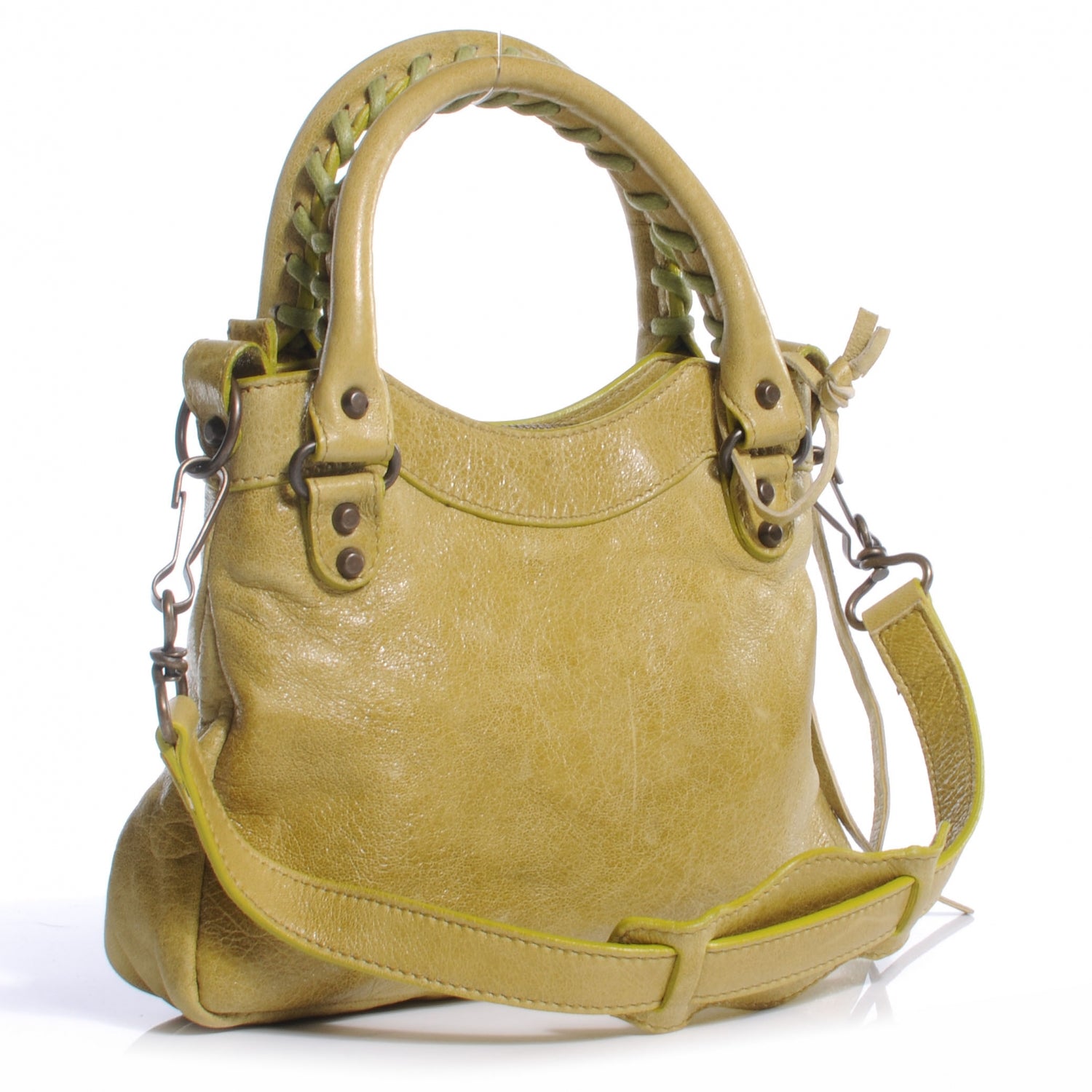 Balenciaga Chevre Mini Classique Yellow 3 of 7