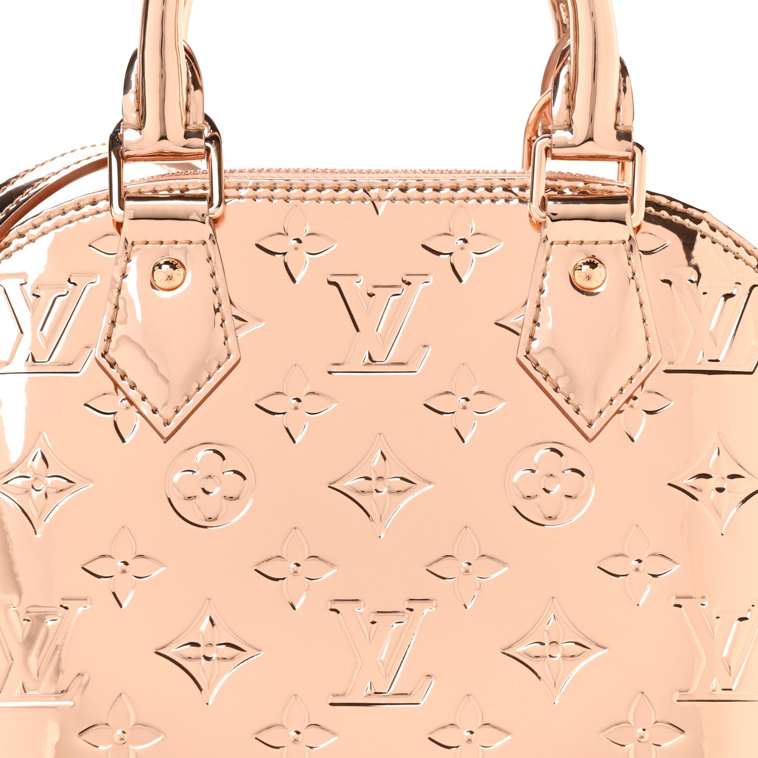 Louis Vuitton Monogram Miroir Alma BB Copper 7 of 10