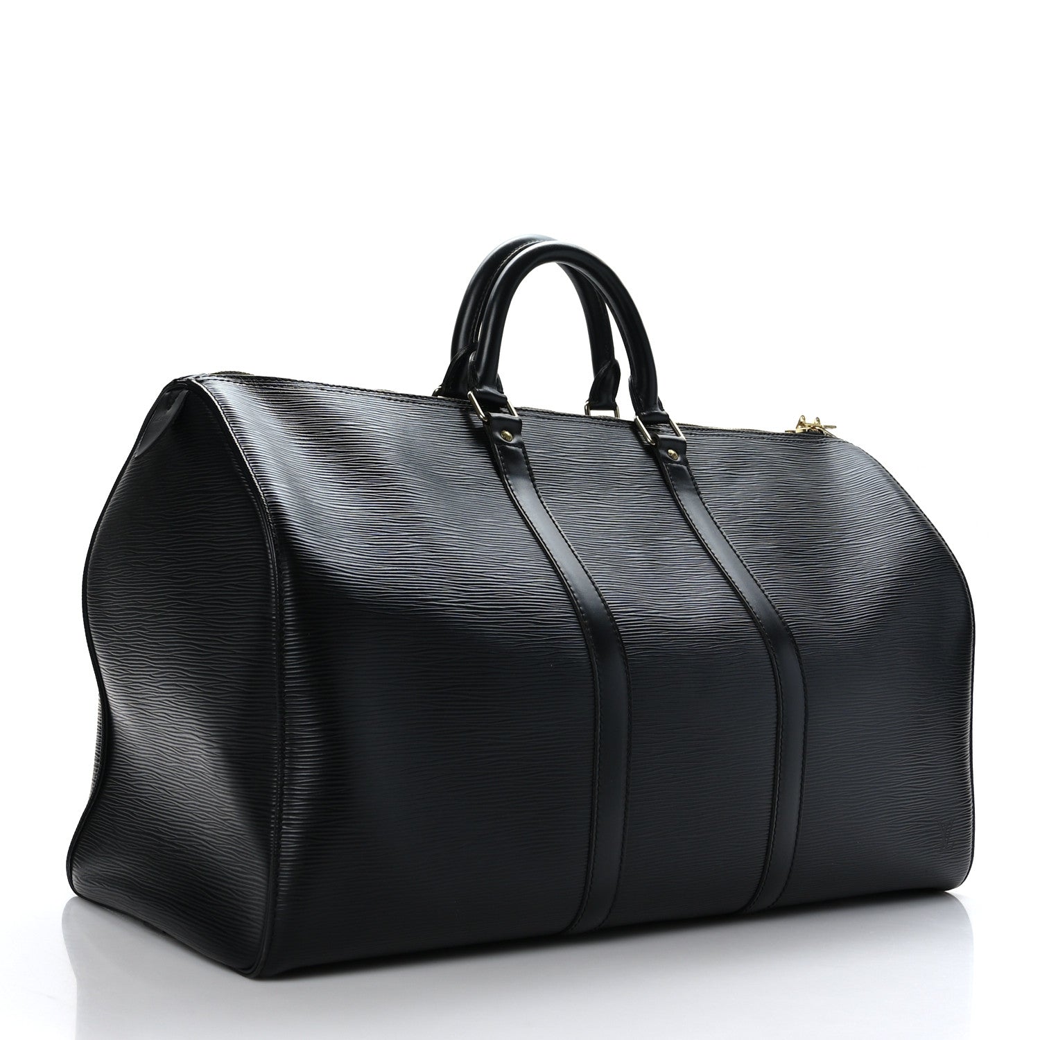Louis Vuitton Epi Keepall 50 Black 3 of 11