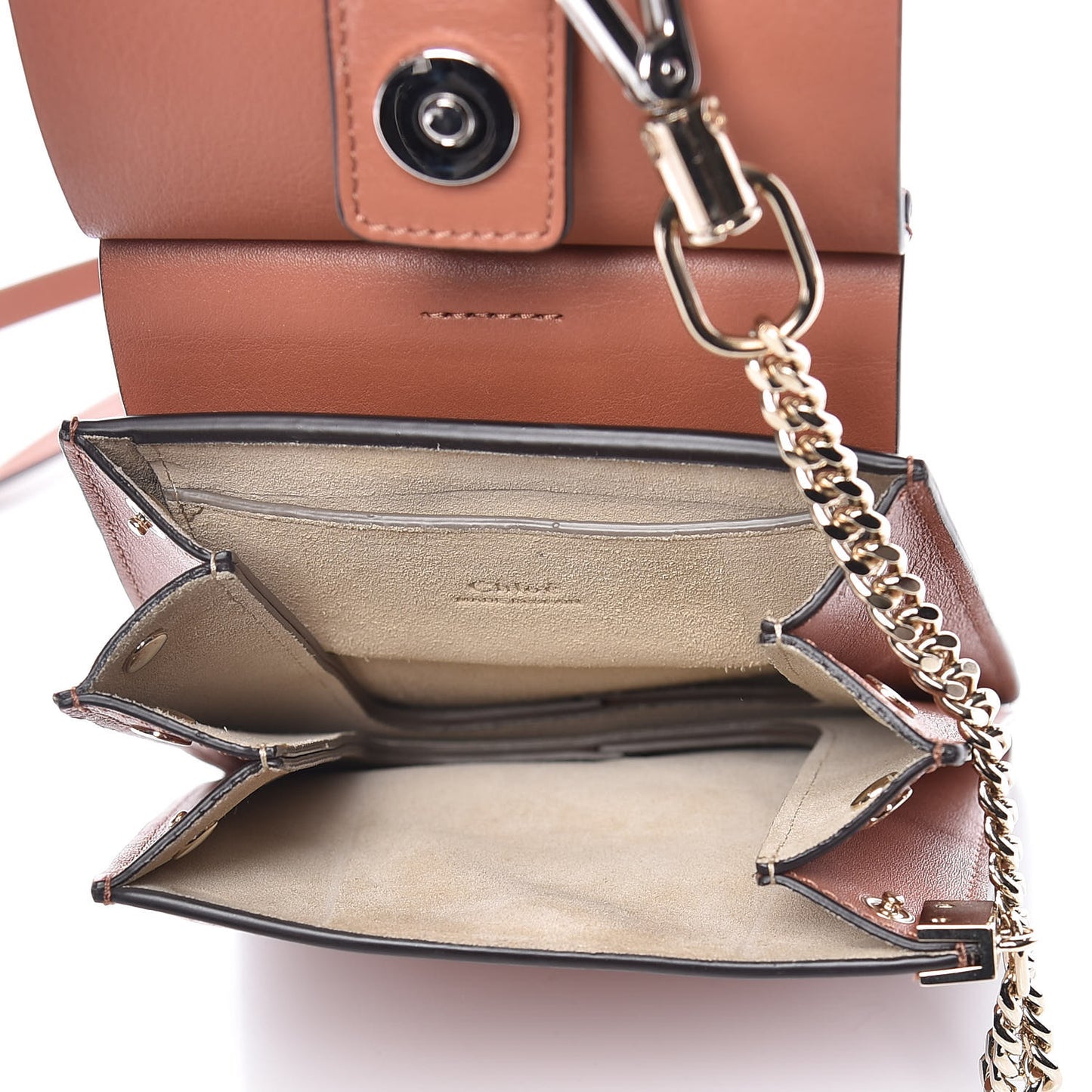 Suede Calfskin Mini Faye Bracelet Bag Waterlily