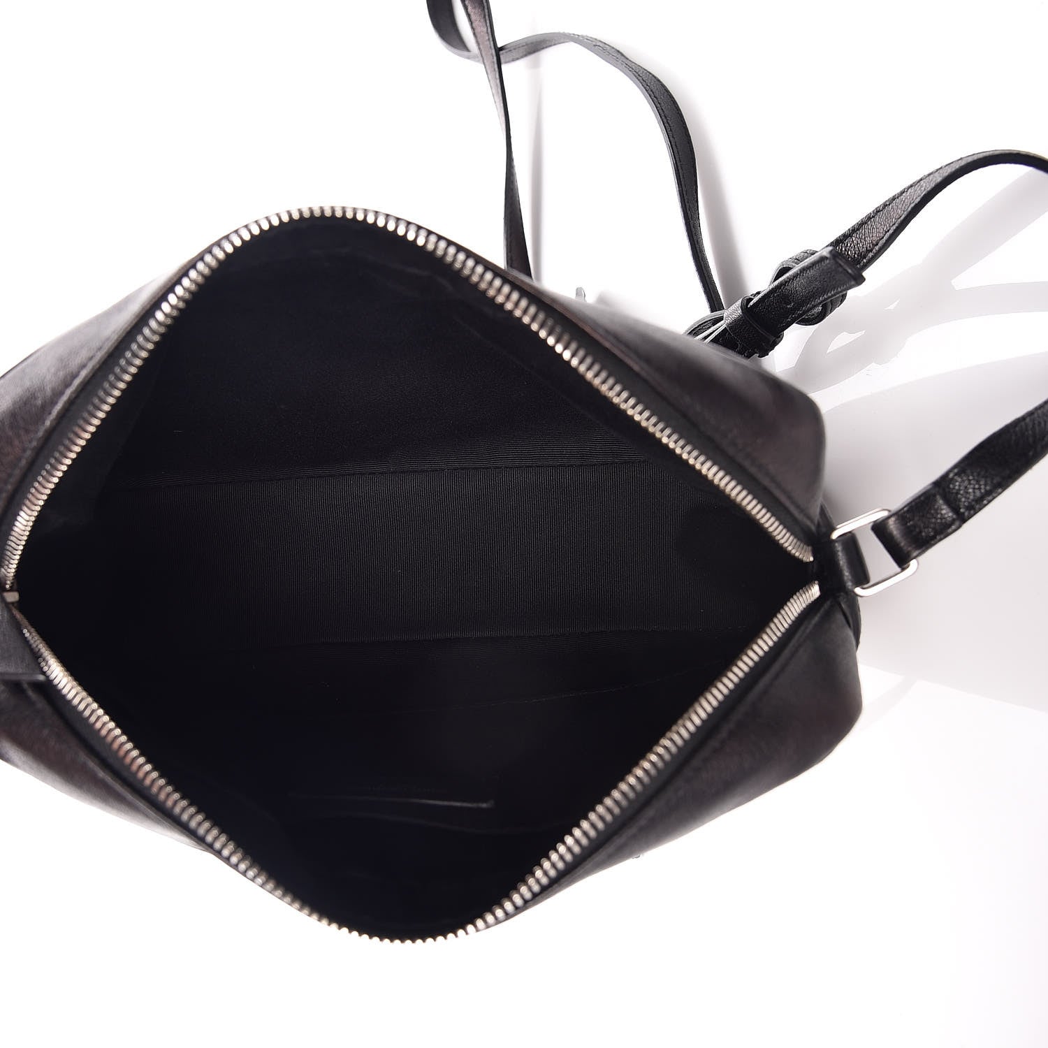 Saint Laurent Lambskin Monogram Small Lou Camera Bag Black 7 of 13