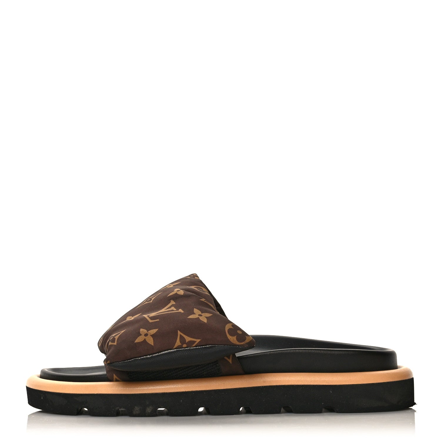 Louis Vuitton Nylon Monogram Pool Pillow Comfort Mule 40 Cacao Brown 1 of 10