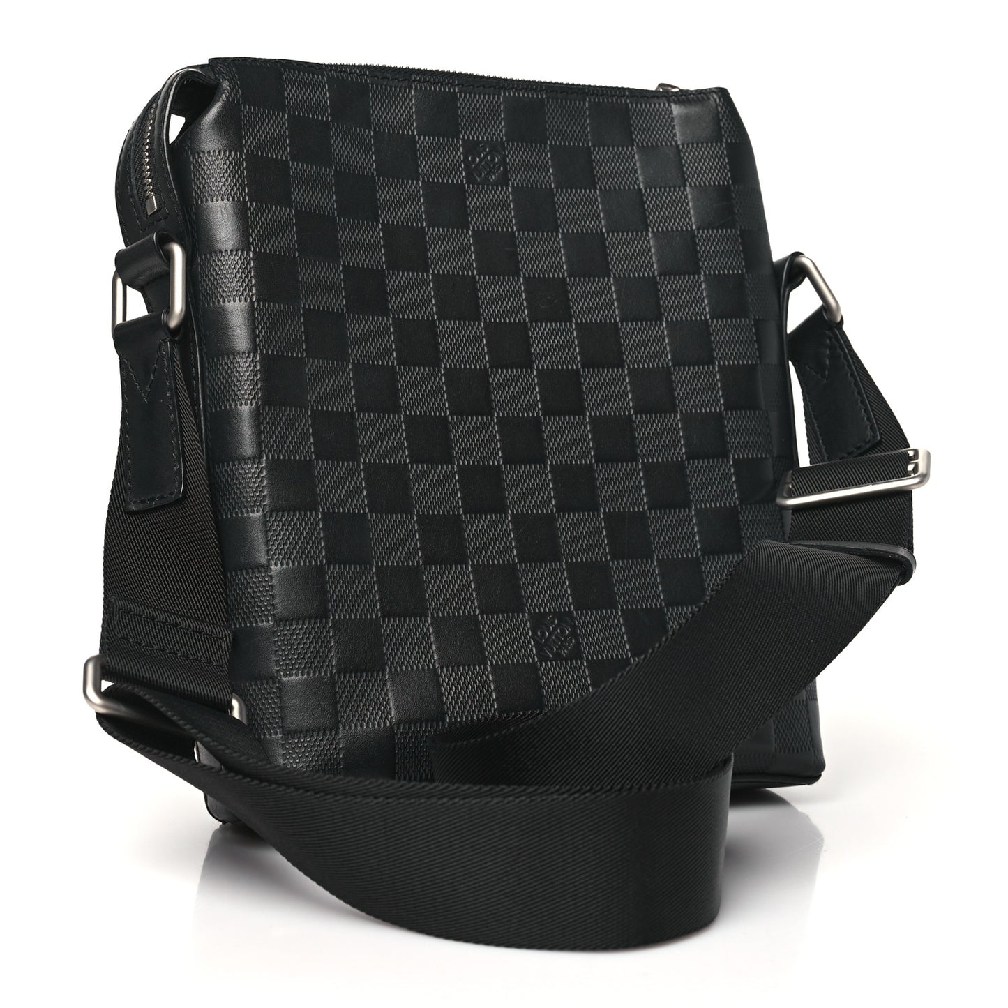 Damier Infini Discovery Messenger BB Onyx
