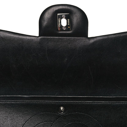 Chanel Patent Quilted Maxi Double Flap Black 13 of 14