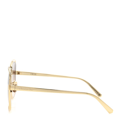 Christian Dior Metal FilDior S1U Square Sunglasses Gold 3 of 10