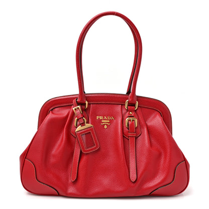 Prada Cinghiale Antik Top Handle Bag Rubino 1 of 10