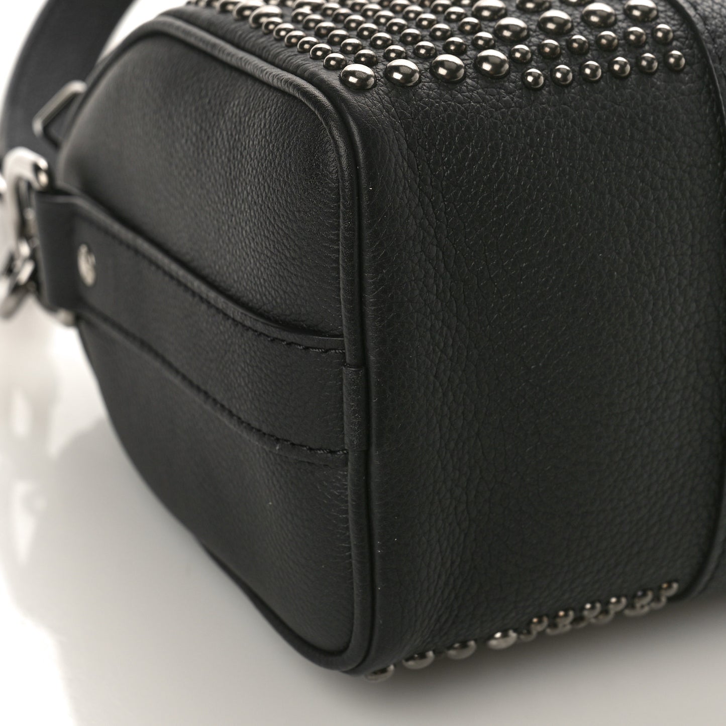 Calfskin Studded Keepall Bandouliere 25 Black