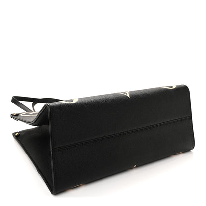 Louis Vuitton Empreinte Monogram Giant Onthego MM Black Beige 4 of 9