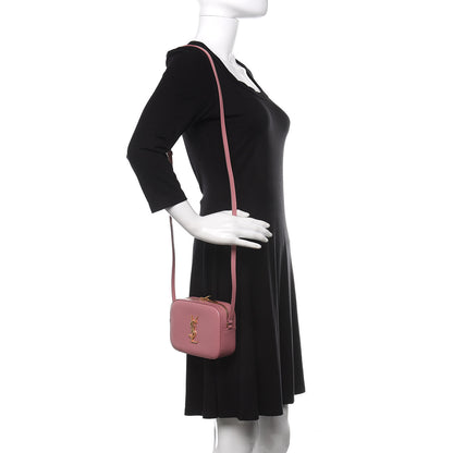 Saint Laurent Grain De Poudre Small Classic Monogram Camera Bag Old Rose 2 of 9