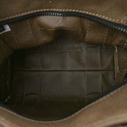 Marc Jacobs MARC JACOBS Cotton Canvas Small The Traveler Tote Bag Slate Green 5 of 8