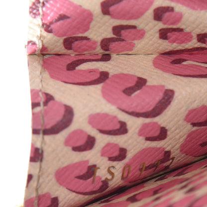 Louis Vuitton Monogram Leopard Coeur Heart Coin Purse Blanc Corail 7 of 8