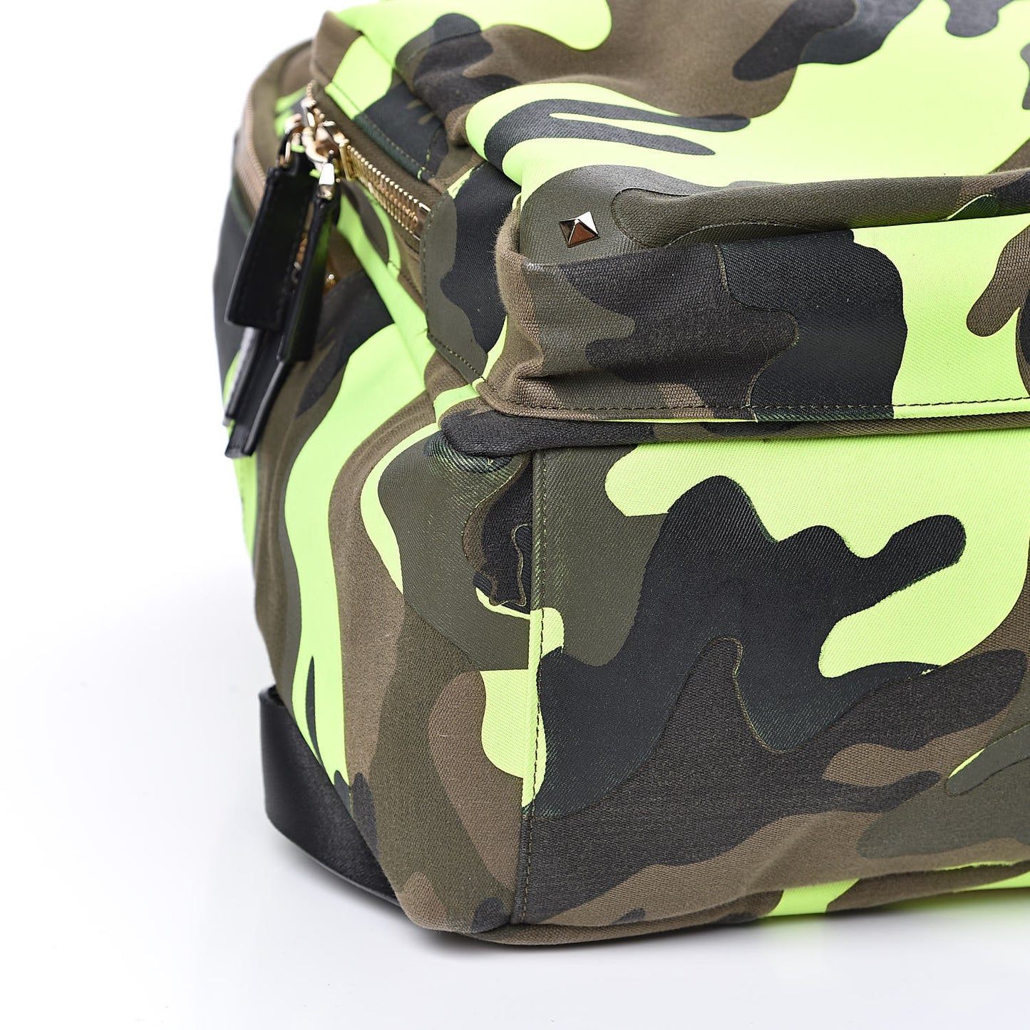 Camouflage Backpack Green Fluo