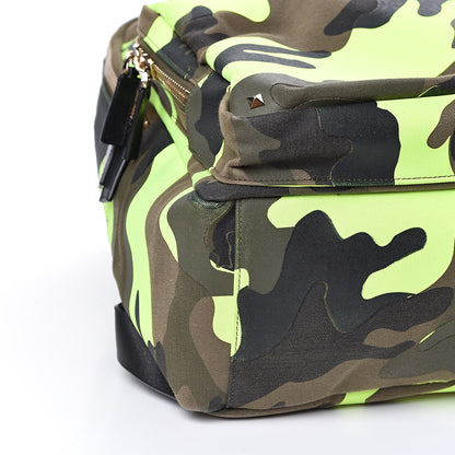 Valentino Garavani Camouflage Backpack Green Fluo 9 of 11