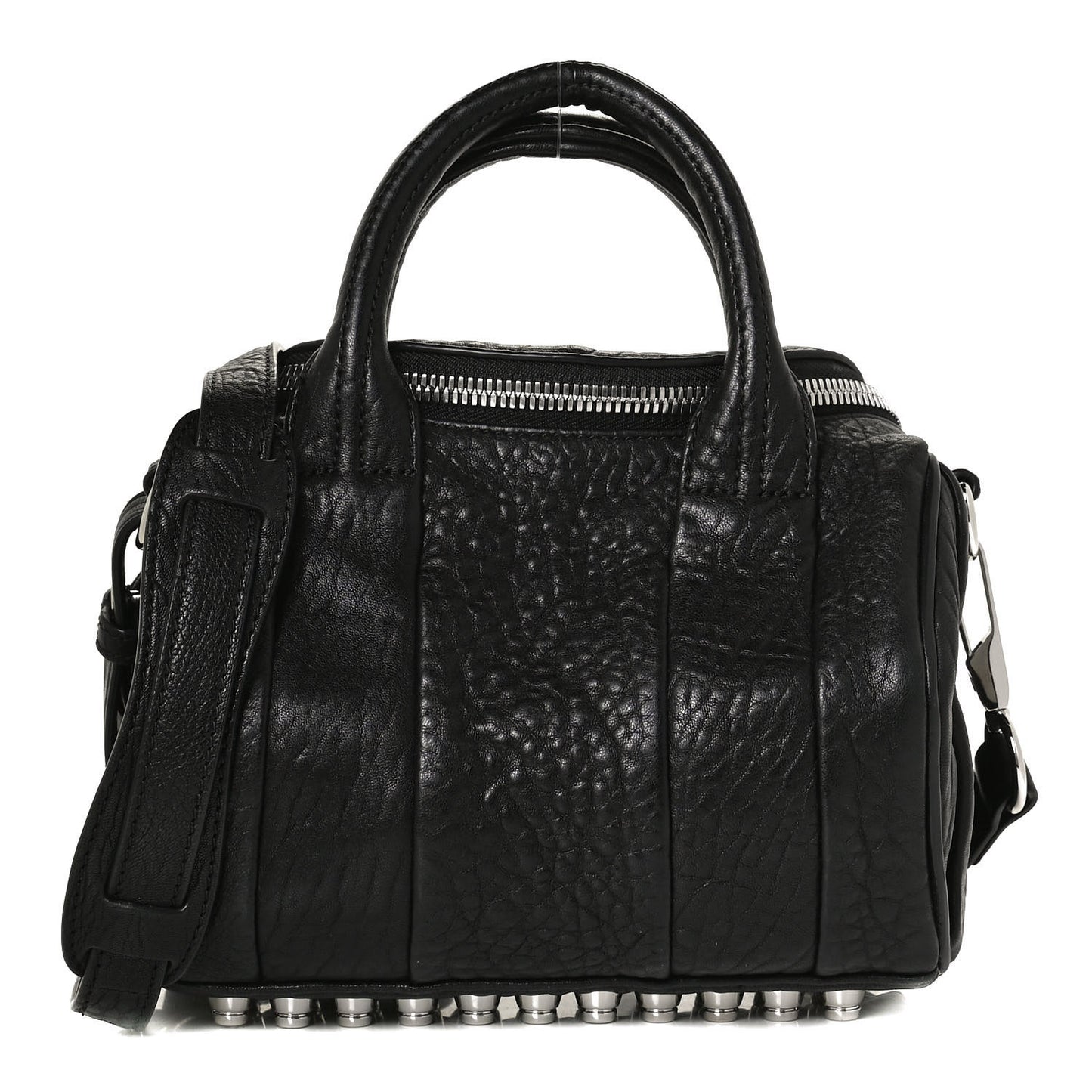 Pebbled Lambskin Rockie Black Rhodium Hardware