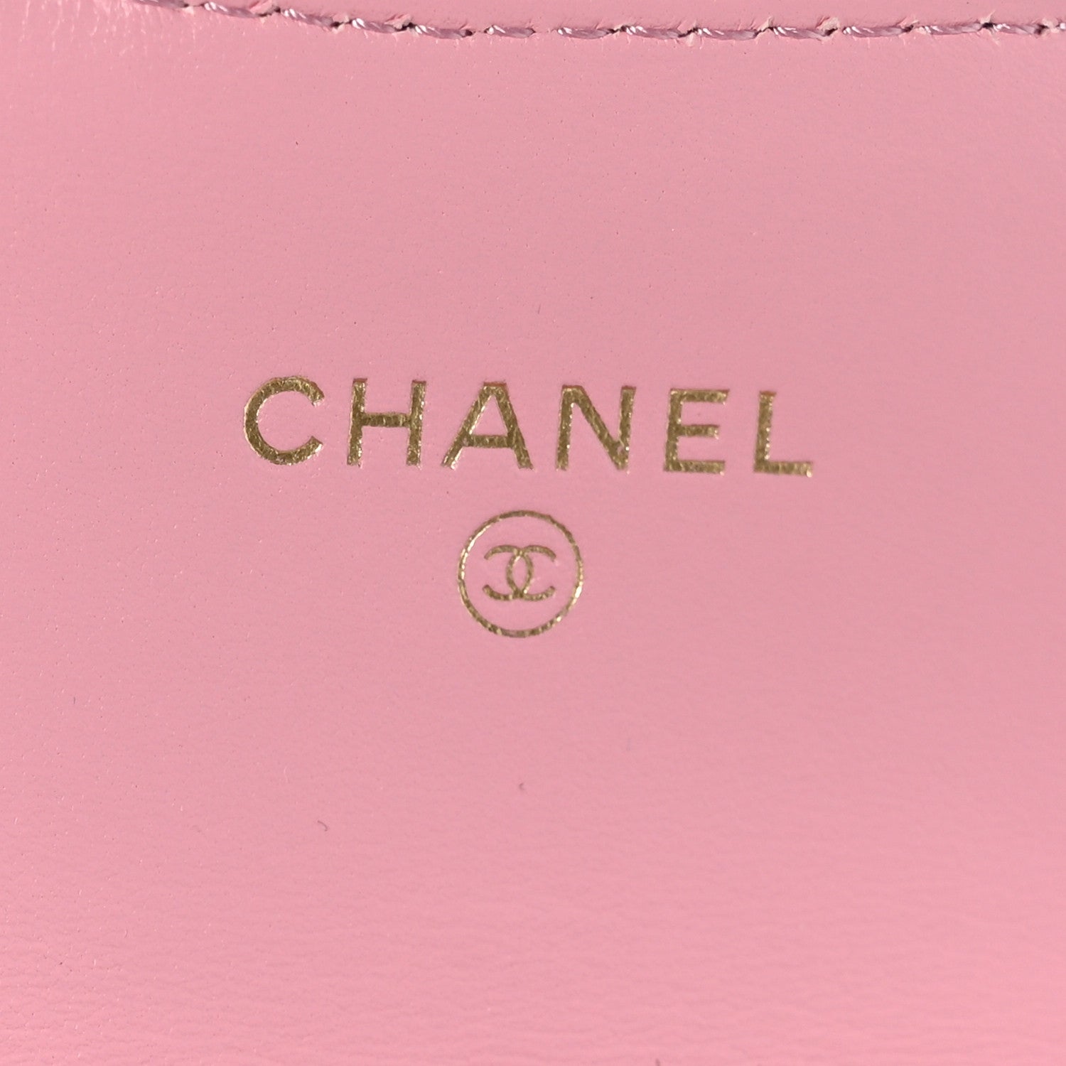 Chanel Lambskin Quilted Flap Card Holder Wallet Pink 6 of 8