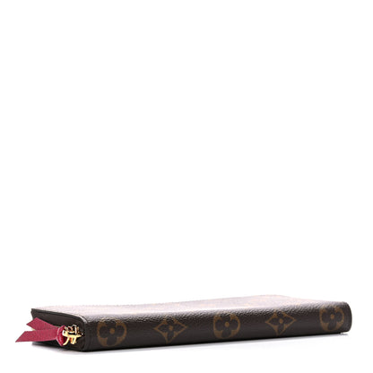 Louis Vuitton Monogram Clemence Wallet Fuchsia 4 of 9