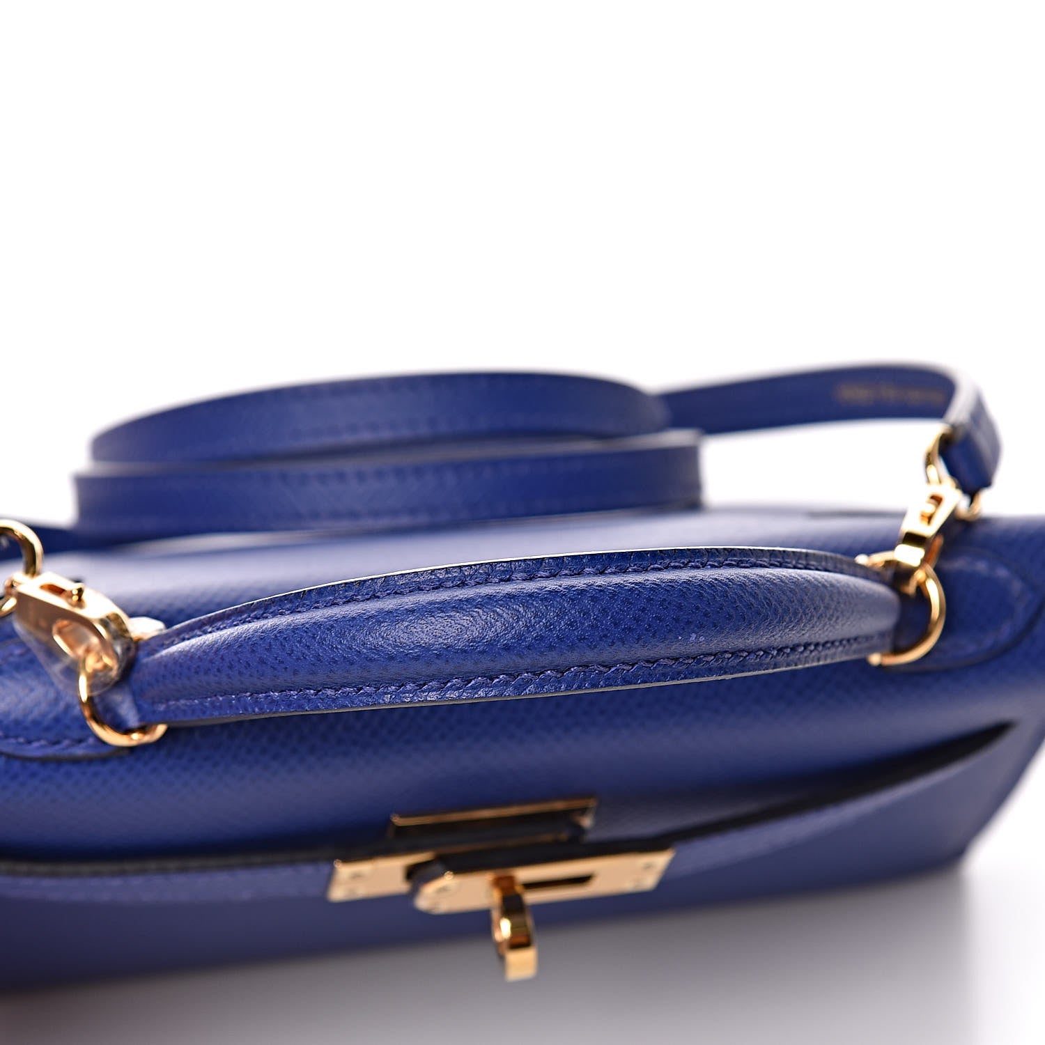 Hermes Epsom Mini Kelly Sellier 20 Bleu Electrique 28 of 29
