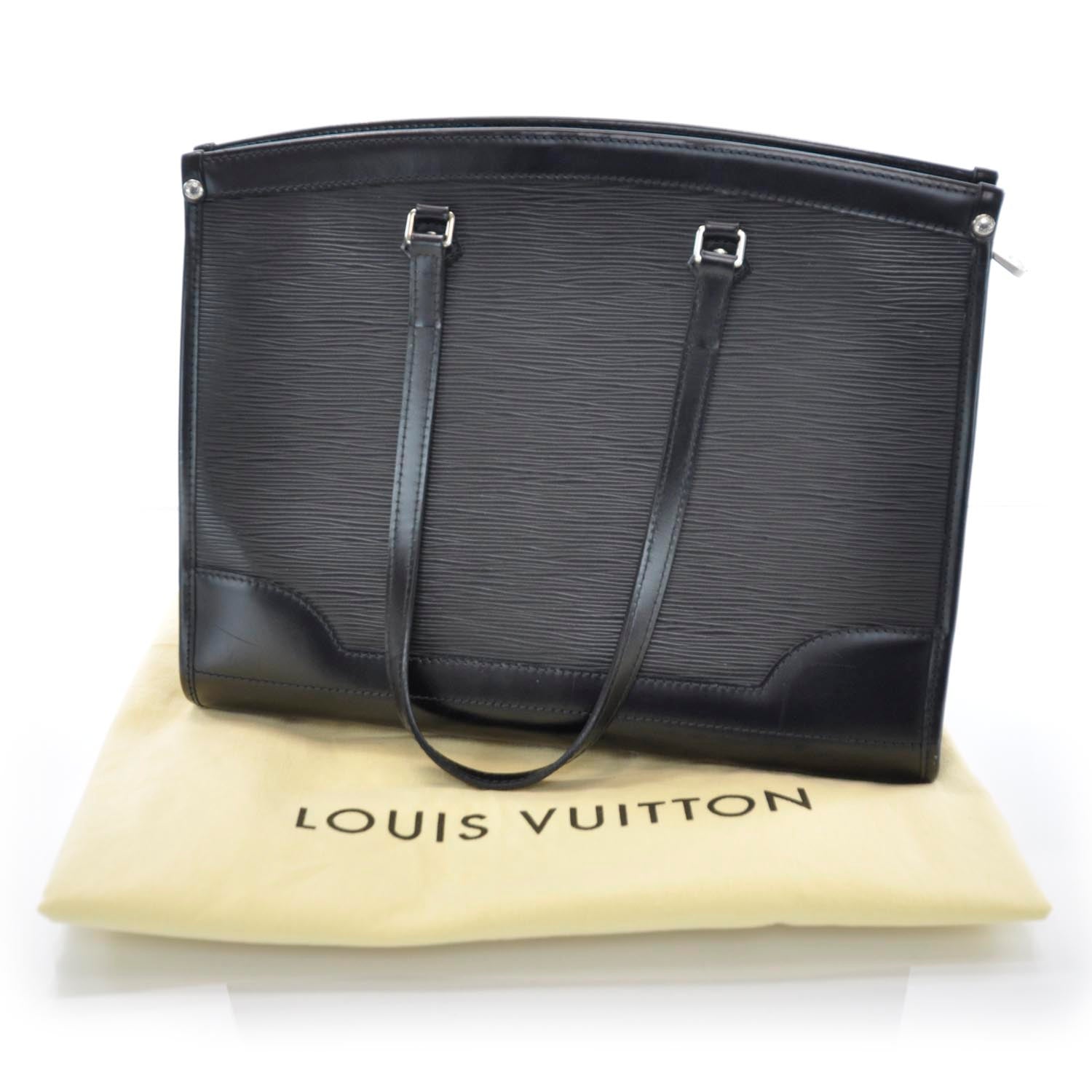 Louis Vuitton Epi Madeleine GM Black 3 of 10