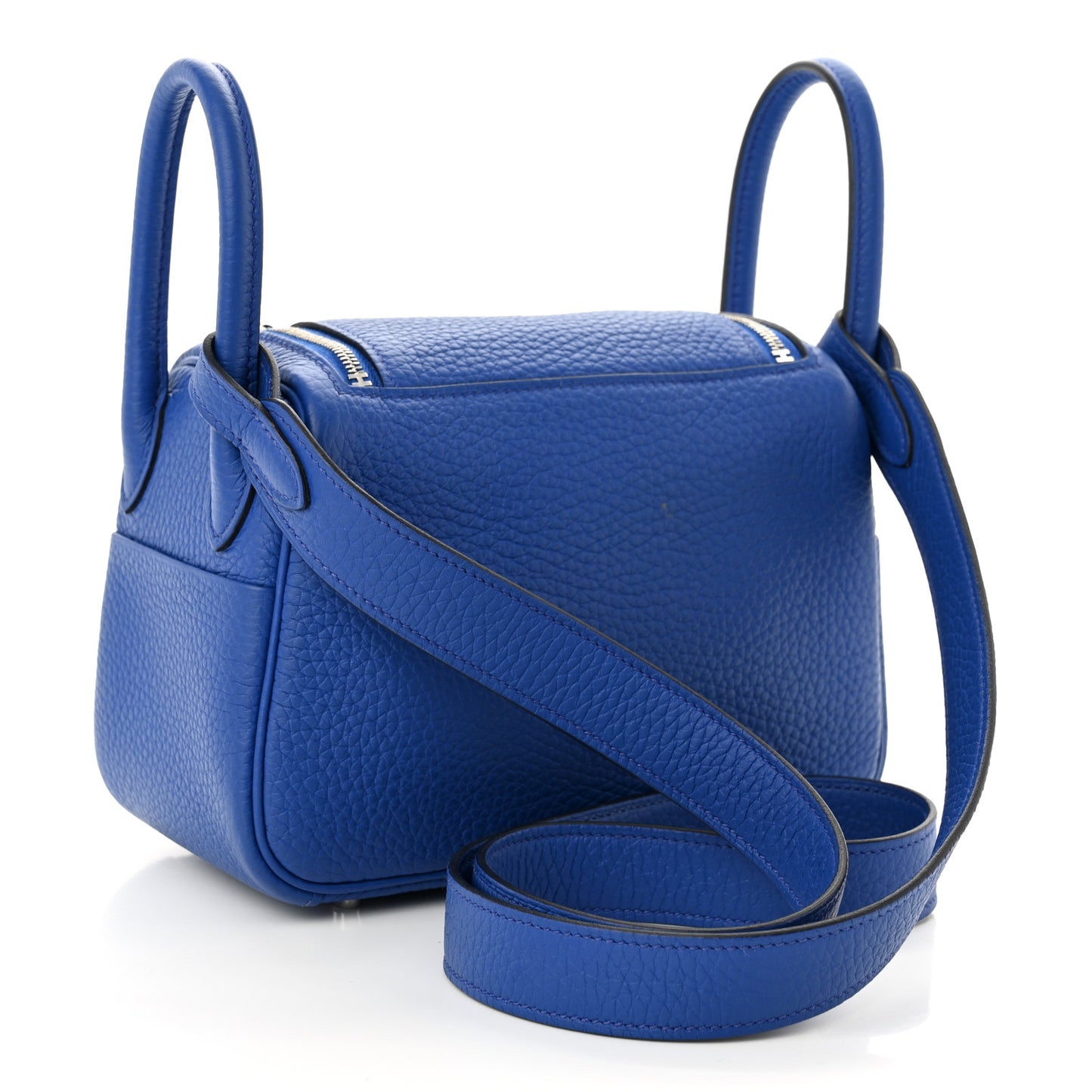 Taurillon Clemence Mini Lindy 20 Bleu Electrique