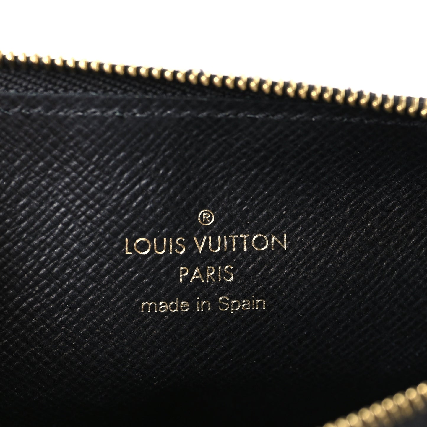 Monogram Slim Purse Black