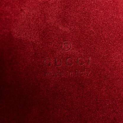 Gucci Crinkled Patent Mini Dionysus Shoulder Bag Rosso Ancora Red 6 of 10