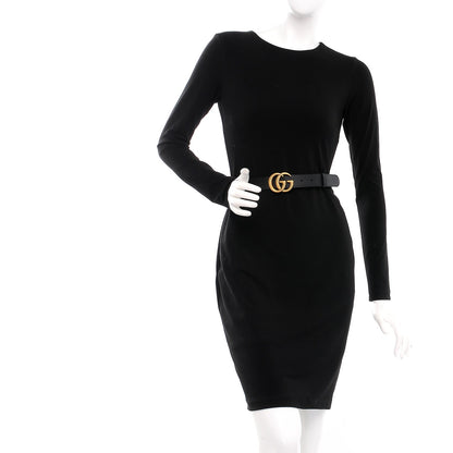 Gucci Calfskin Double G 30mm Belt 90 36 Black 2 of 4