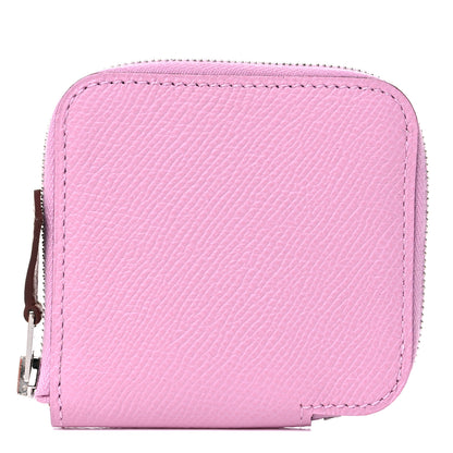 Hermes Epsom Silk'in Coin Purse Mauve Sylvestre 1 of 7